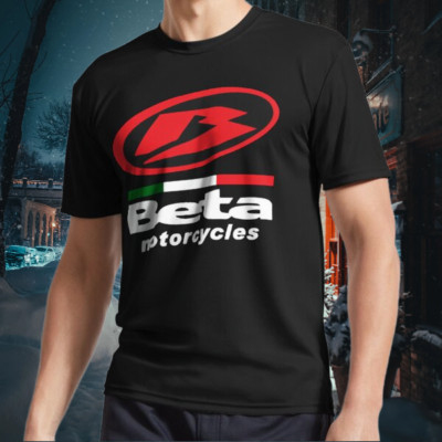 NEW! Beta Motorcycles Logo Long Sleeve T-Shirt Funny Size S to 5XL