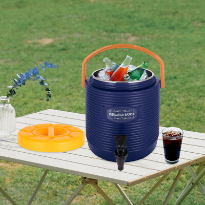 13L Insulated Beverage Dispenser Thermal Hot Cold Drink Dispenser Server w/ Tap