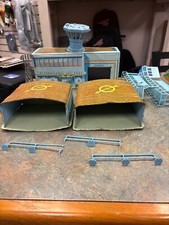 Vintage Marx Post-War Tin Litho Airplane Hanger