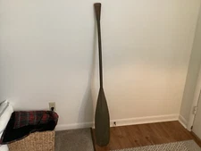 Canoe Paddle Indian Antique Old Paint Folk Art Craft Cabin Adirondack Interest