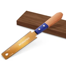 WORKPRO 6 Inch Double-Edged Hand Saw for Wood Cutting with 14&17 TPI Pull Saw US