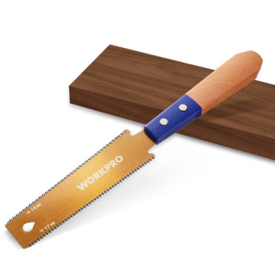 #ad WORKPRO 6 Inch Double Edged Hand Saw for Wood Cutting with 14amp;17 TPI Pull Saw US $10.99