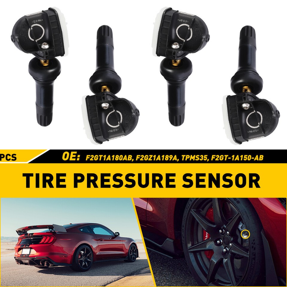 Set Of 4 Tire Pressure Sensors For Ford F-150, Explorer, Mustang – F2GZ-1A189-AB