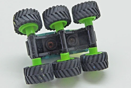 Micro Machines Vintage Galoob RARE 1993 Insane Green 6 Wheeler Monster Truck - Picture 7 of 8