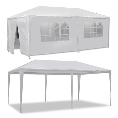 10' x 20' Canopy Party Wedding Tent Garden BBQ Tent Gazebo With 6 Walls Outdoor