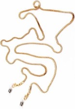 Outman Metal Eyeglass Chains Holder Glasses Sunglass Cord Neck Golden