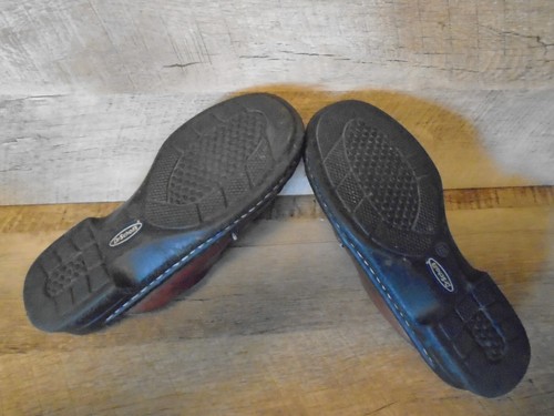 Dr. Scholls Größe 6,5 braune Margie Slipper Clogs Damen Leder doppeltes Luftkissen - Bild 5 von 5