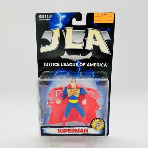 Modellino JLA Justice League of America Superman con piastra oro 5" 1999