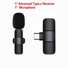 Lavalier Microphone Wireless Audio Video Recording Mini Mic For Android/iPhone