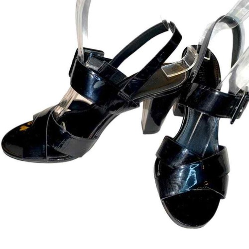 J. Crew Sydney Patent Leather Heeled Sandal size 6