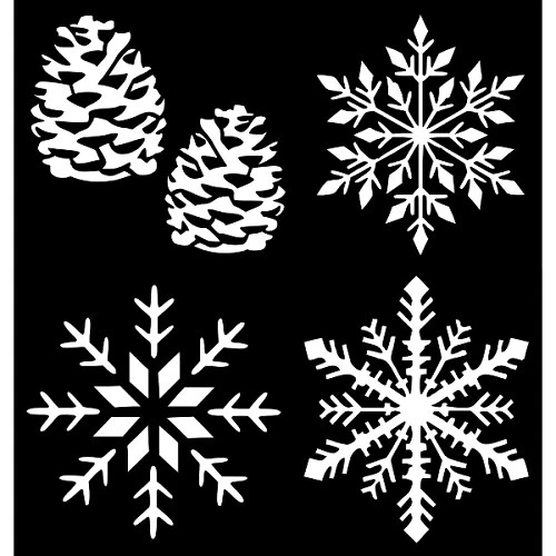 Vacaciones/Navidad Plantilla de Pared plantillas para pintura TOLE y decorativa