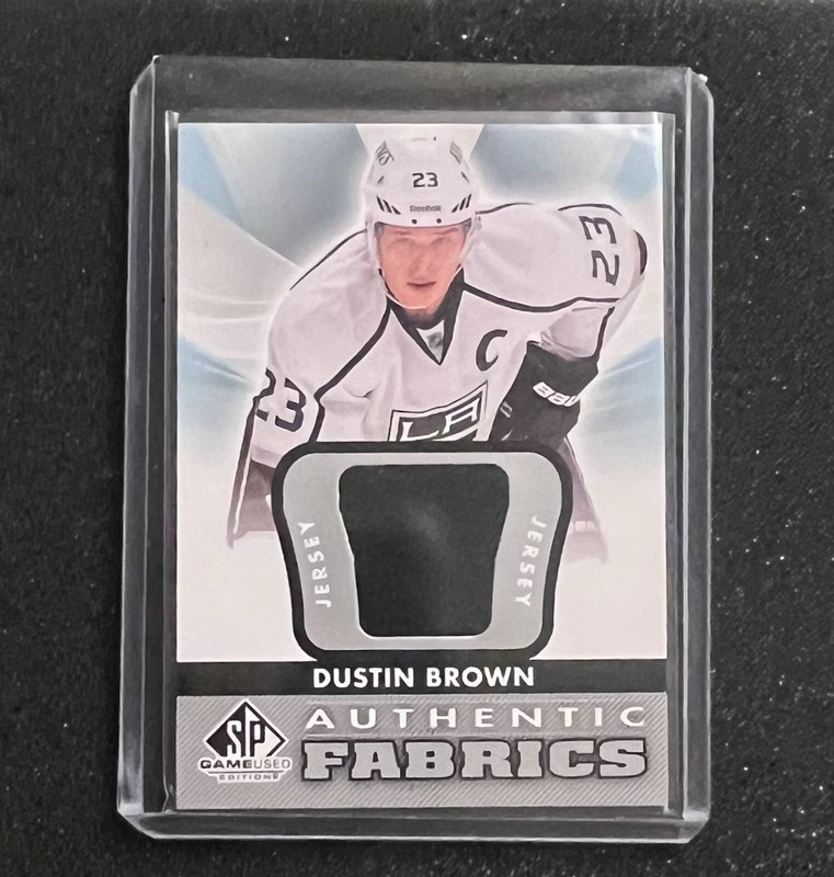 2012-13 SP Game Used Edition Authentic Fabrics Dustin Brown #AF-DU LA Kings