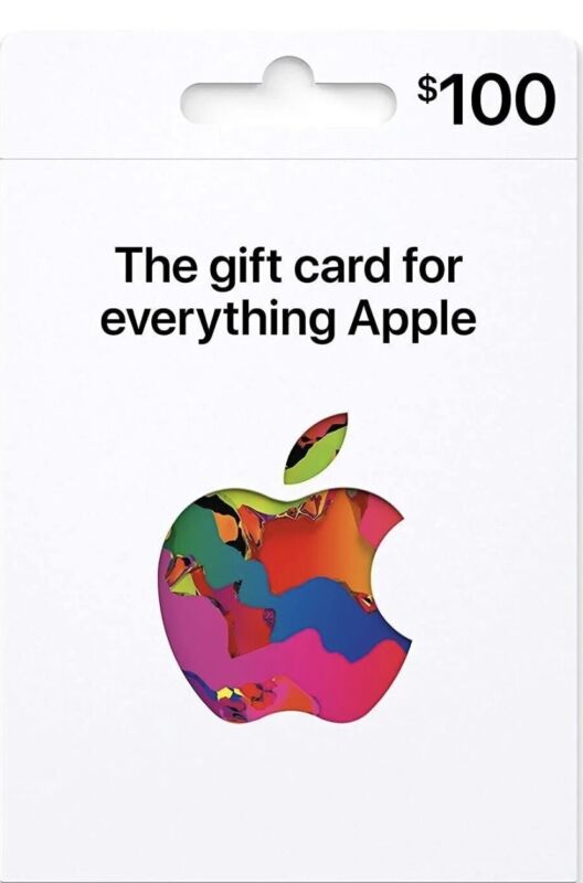 CANADIAN APPLE GIFT CARD CANADA CANADIAN ITUNES CARD MUSIC MOVIE APP STORE  $100