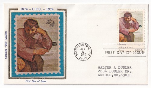 STAMP US SCOTT 1530 "Portrait of Michelangelo" 10 CENT 1974 FDC - A