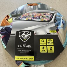 Floral Sun Shade Car Cooling Windshield Cover Auto Drive Twist Universal Flowers
