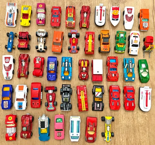 47 Vintage Matchbox Lesney Superfast CARS and TRUCKS in Varying Condition