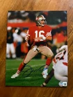 Joe Montana Autographed Signed 8x10 Photo San Francisco 49ers Beckett