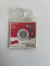 1949 Poland 1 Grosz Coin Uncirculated Better Grade Old Coin