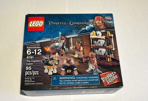 LEGO Pirates of the Caribbean 4191 Captain's Cabin new sealed