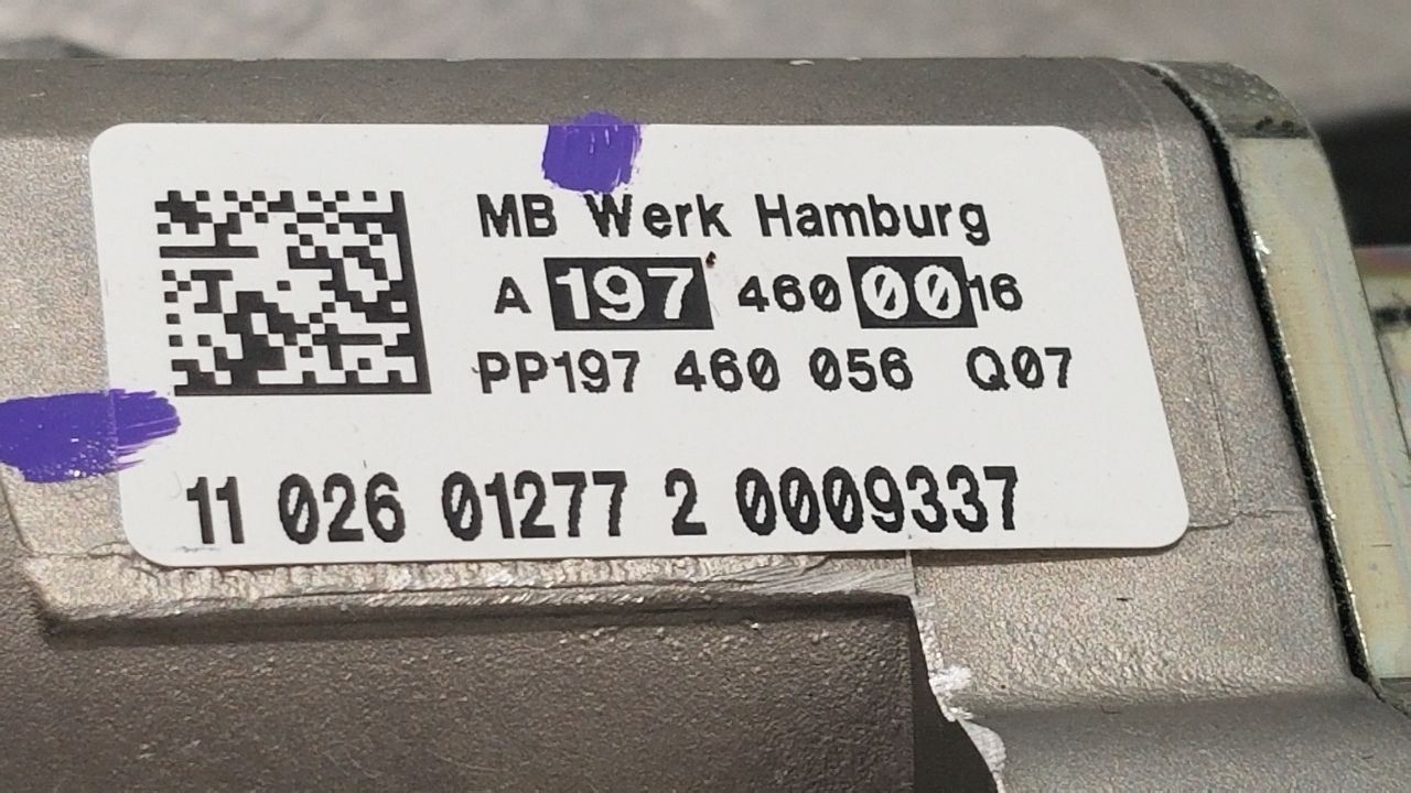 Mercedes-Benz SLS AMG Steering column