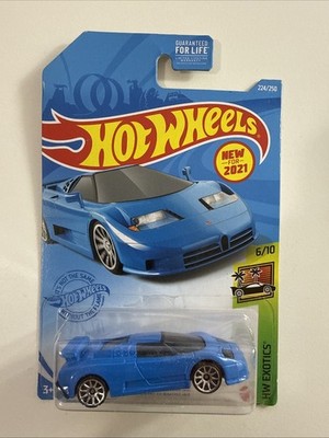Hot Wheels Bugatti EB110 SS 1:64 HW Exotics Blue Diecast Car 1994/2021