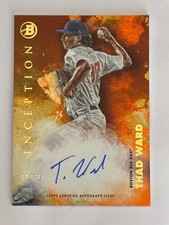 THAD WARD BOSTON RED SOX 2021 BOWMAN INCEPTION AUTOGRAPH CERTIFIED 10/25 #PA-TW