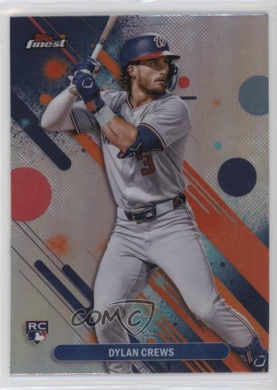 2025 Topps Finest Common Refractor Dylan Crews #34 1i72