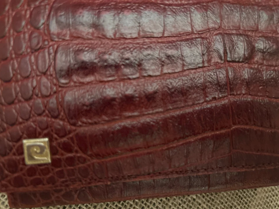 Vintage Pierre Cardin Red Crocodile - Embossed Wallet/Clutch - Image 3 of 4