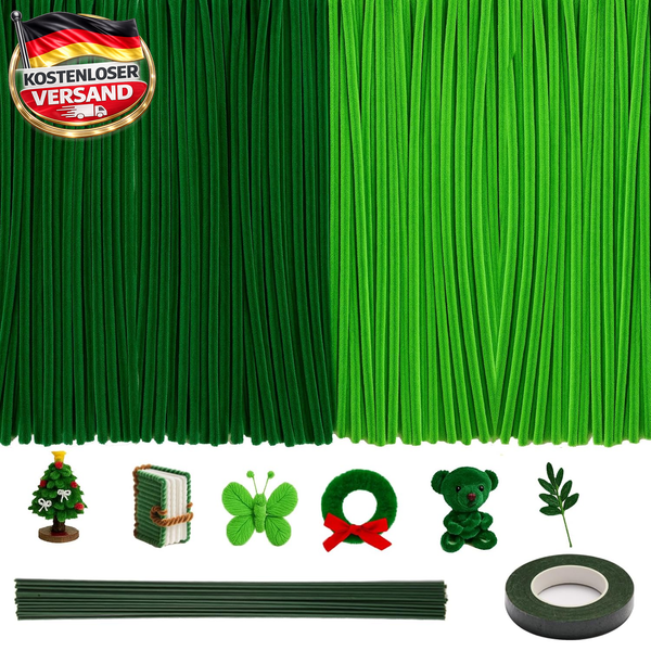 600 StüCk Bastel-Pfeifenputzer 30Cm Bunt FüR Kinder Und DIY Kreative Dekoratione-image
