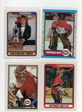 PATRICK ROY MONTREAL CANADIENS 1989-91 O-PEE-CHEE VINTAGE 4X HOF LOT EX-NM