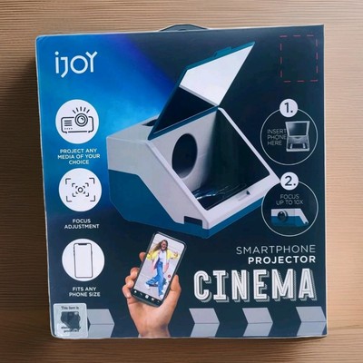New iJoy SmartPhone Cinema Projector Portable for All Smartphones NEW OPEN BOX