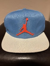 Jordan Jumpman Youth Snapback Blue White Adjustable Logo Hat- Elephant Print