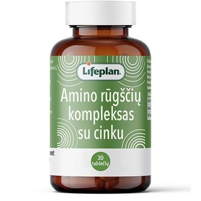LIFEPLAN Aminosäure Komplex mit Zink, 30 Tabletten