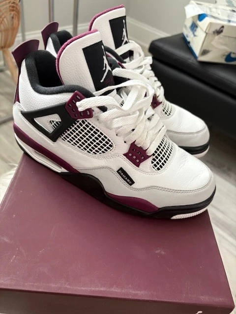 Talla 8 - Jordan 4 Retro x Paris Saint-Germain Burdeos 2020 Foto 2 de 4