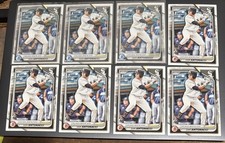 2024 1st Bowman Draft Sam Antonacci Lot of 8 with 3 Chrome + 5 Paper #BDC158