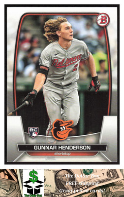 2023 Bowman #65 Gunnar Henderson RC - Baltimore Orioles