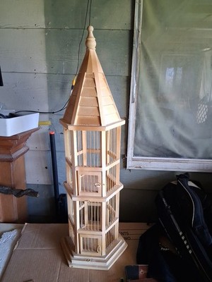 Vintage Standing Bird Cage Tower