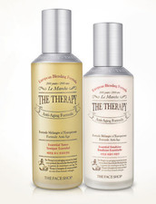 THE FACE SHOP The Therapy Essential Toner Emulsion Set Anti Aging K-Beauty