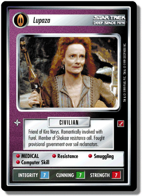 Lupaza - Blaze of Glory - Star Trek CCG 1E