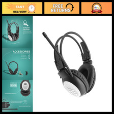 Portable FM Radio Headphones with Best Reception, Wireless Ear Muffs for Walking