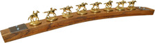 Expositor de corcho de pentagrama de barril de roble compatible con parada de corcho de caballo de bourbon Blanton