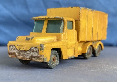 Vintage Diecast Husky Guy Krieger Kohle LKW gelb Modell Spielzeug 1965 #46
