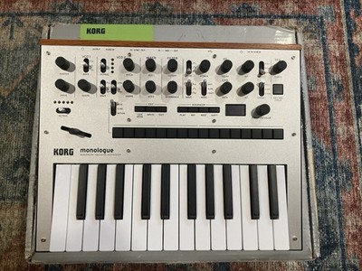Korg Monologue Monophonic Analog Synthesizer With Box And PSU Silver