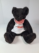 The VERMONT TEDDY BEAR CO. Jointed Bear w/ ALMA Apron  Neck Scarf