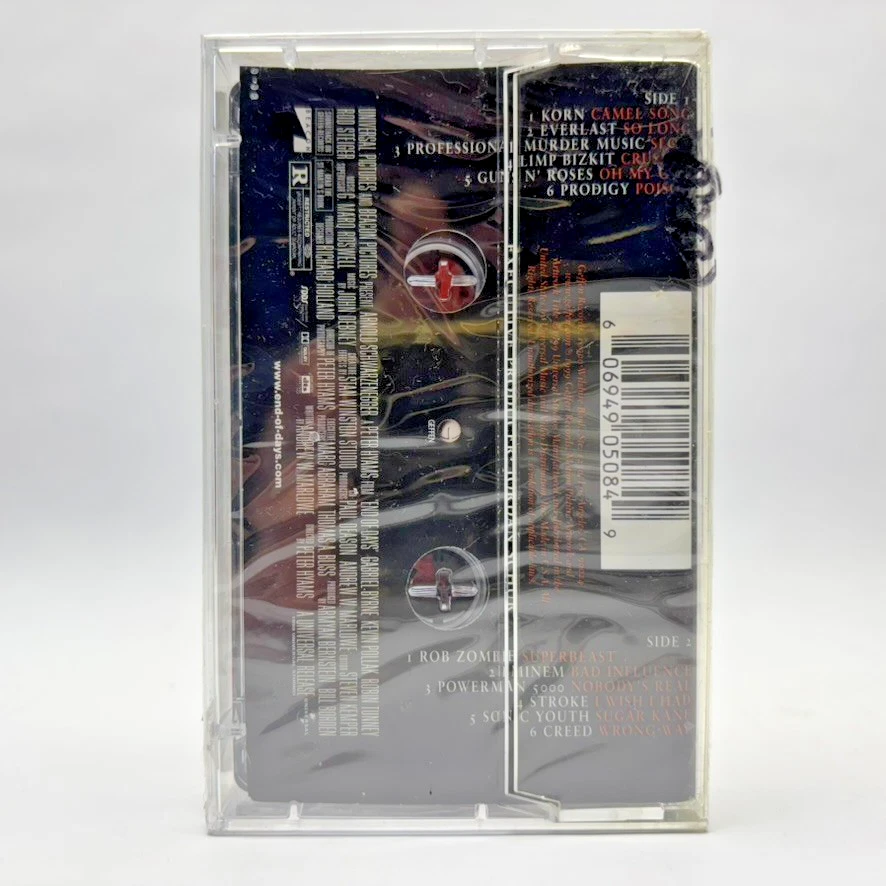 End of Days - Original Soundtrack - 1999 Cassette - Mint, SEALED w/Hype Sticker - Image 3 of 3