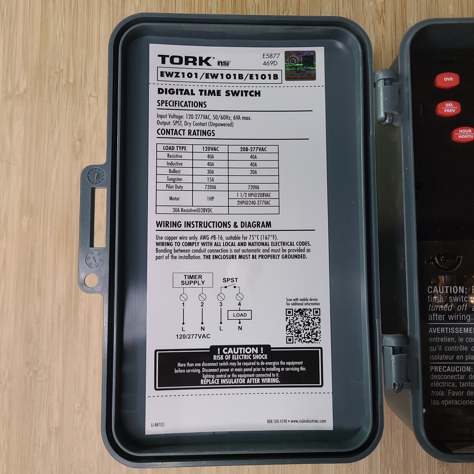Ew101b Tork EW101B - Digital Time Switch | eBay