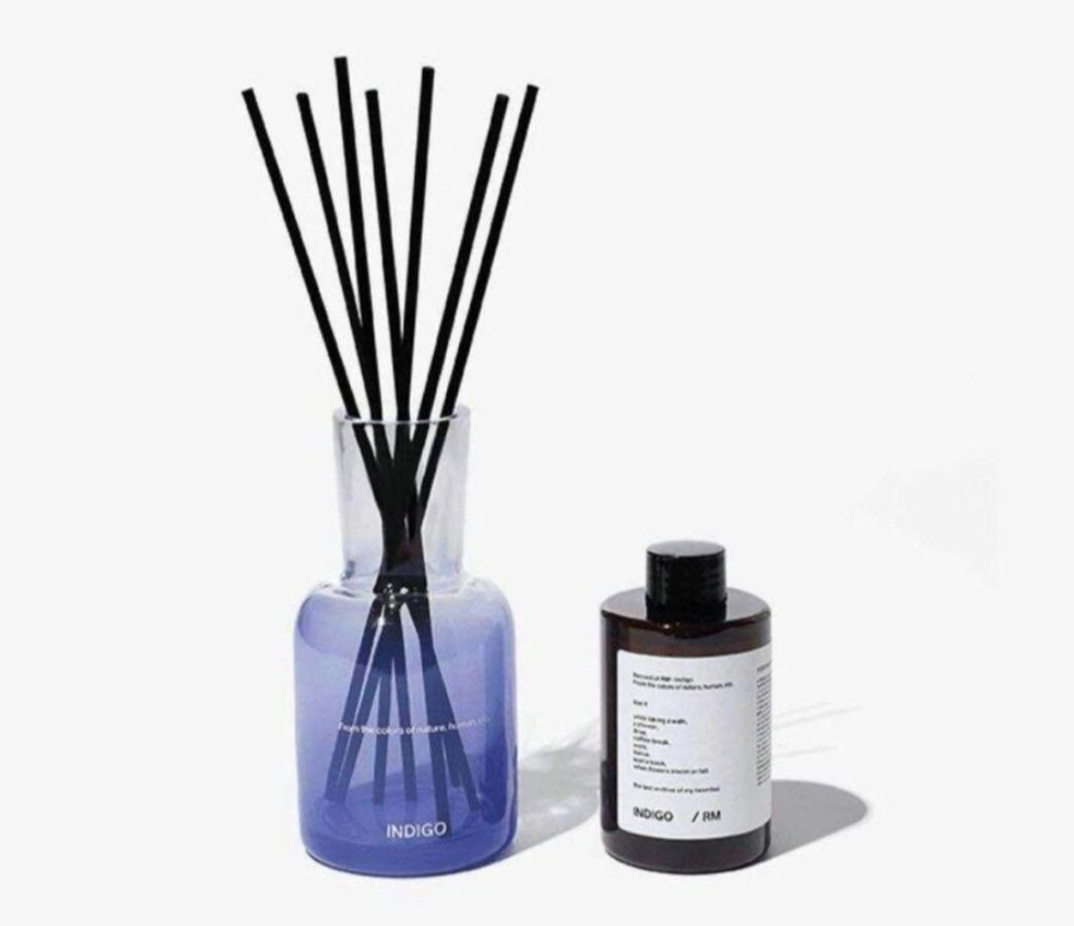BTS Rm Indigo Diffuser Floral woody scent selected by RM