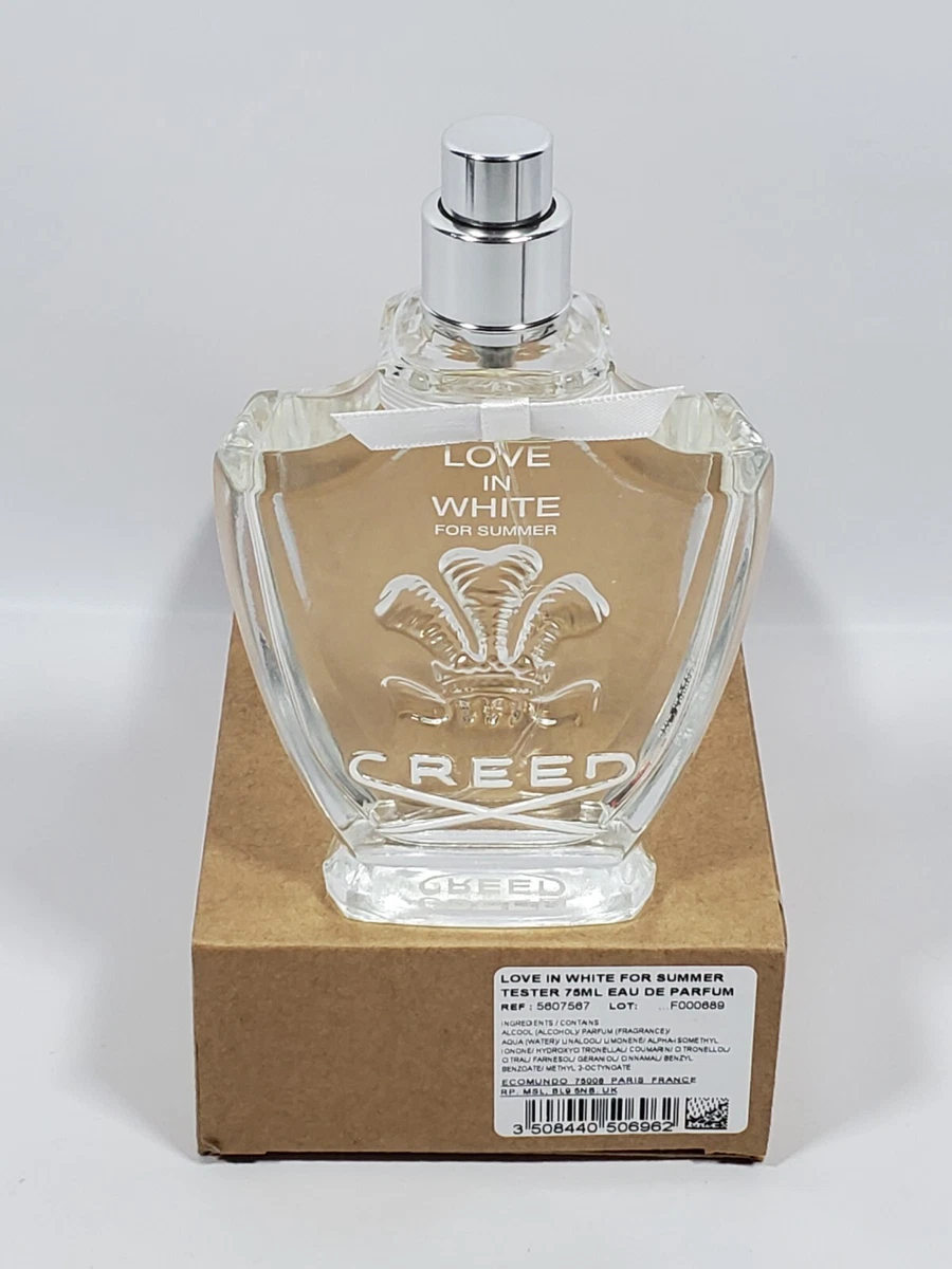 Love In White For Summer by Creed 2.5 oz 75 ml EDP Spray Brown Box No Cap