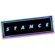 Official Touge Nation Stance Blue Holographic Drift Race Jdm Slap Sticker