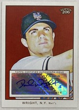 2009 Topps 206 Piedmont #NFA-1 T206 David Wright Auto (A)